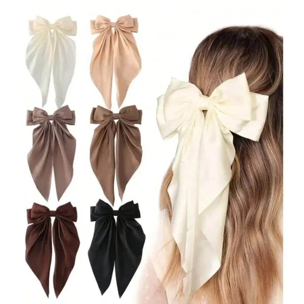Romantic Bow Hair Clips